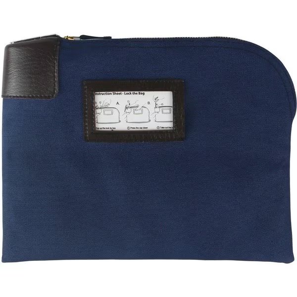Currency Bag, Built-n Lock, 8-1/2