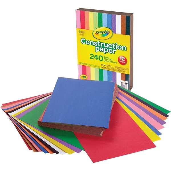Paper, Construct, 9X12,240Ct 240PK, Crayola, Mfr#: CYO993200