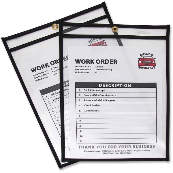 Shop Ticket Holder, Stitched, 9