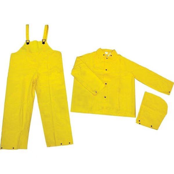 Rainsuit, 3 Piece, X-Large, Yellow, River City, Mfr#: MCS2003XL