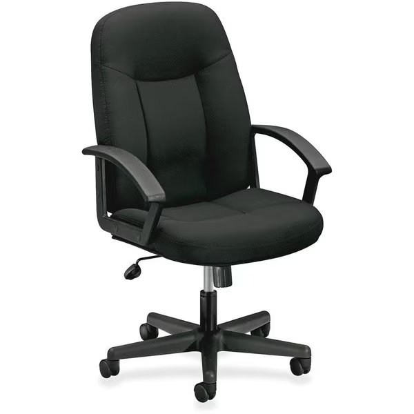 CHAIR, EXEC, SWIVEL, ARM, BK, Hon, Mfr#: BSXVL601VA10