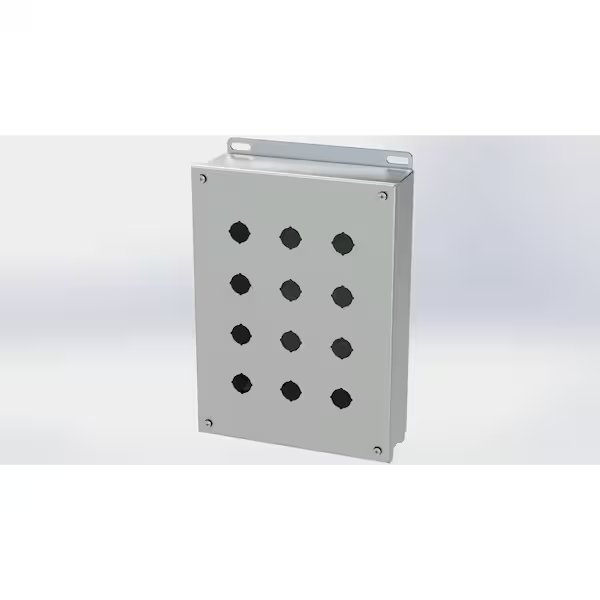 S.S. PB Enclosure, Saginaw Control & Engineering, Mfr#: SCE-12PBSSI