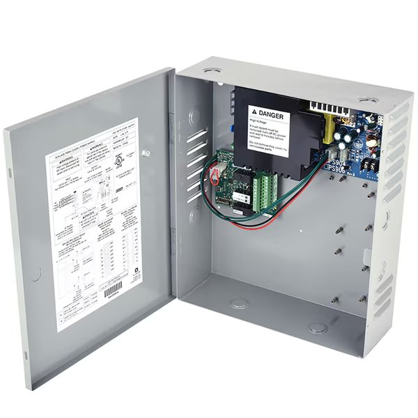 4A Power Supply, 900-4RL Board, 4 Relay Board w/ Integrated Logic, Schlage Electronics, Mfr#: PS904-4RL
