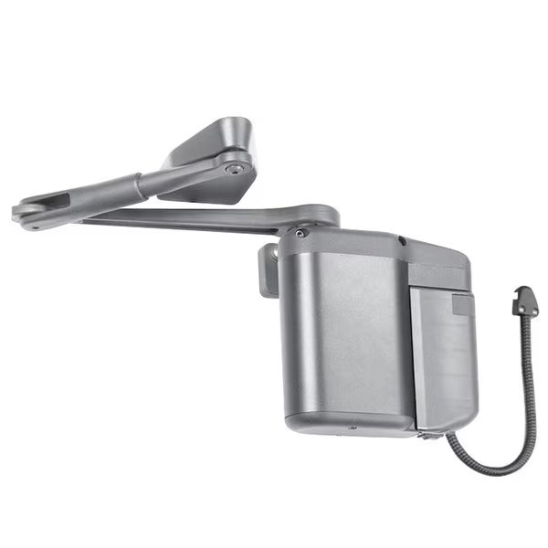 Kit includes ADAEZ PRO Door Operator, Two Narrow Style Push Buttons, Pull Side Regular Arm, Aluminum, Norton Co, Mfr#: 5845XNPB 689