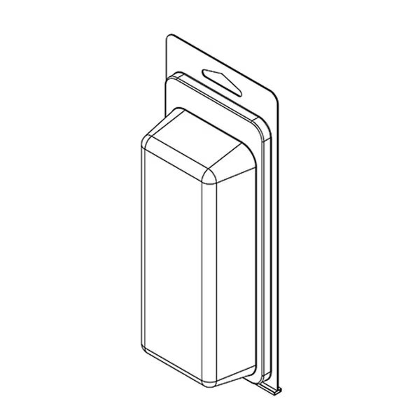 Thermoform-CLAMSHELL-#261-8.000-3.438-5.750-2.188-1.250-0.015-CLEAR, 500PK, Visipak, Mfr#: 261TF