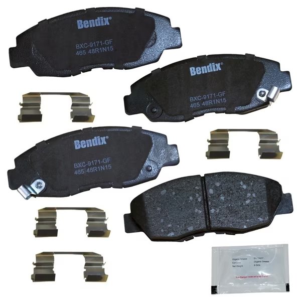 Bendix Premium Copper Free Ceramic BPR Disc Brake Pad - Front, CFC465, Bendix, Mfr#: CFC465