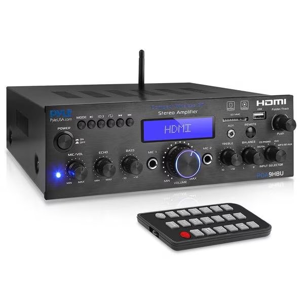 Compact Wireless Bt Stereo Amplifier, Pyle, Mfr#: PDA9HBU