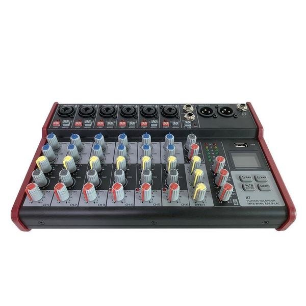 8-Channel Mini Mixer, Pyle, Mfr#: PMX848BT