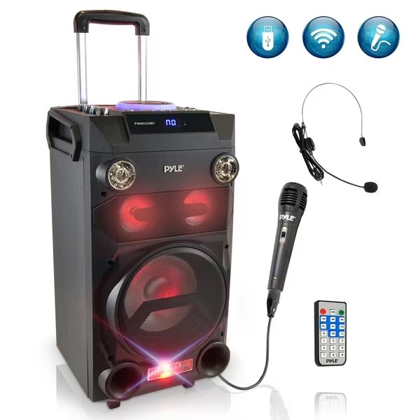 Portable Bt Karaoke Speaker System, Pyle, Mfr#: PWMA335BT.5