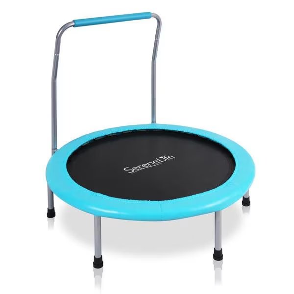 Sports Exercise Spring-Less Kid Size Trampoline, Serenelife, Mfr#: SLELT367