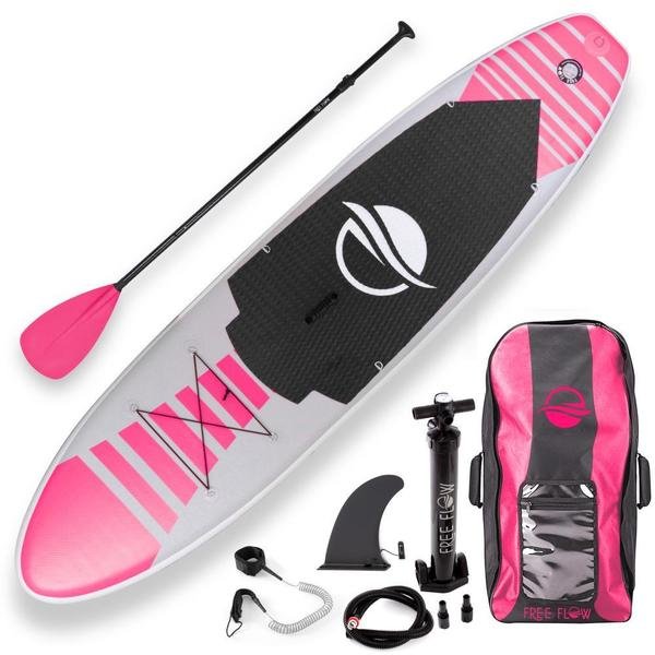 Free-Flow Inflatable Sup - Stand Up Water Paddle-Board, SLSUPB145, Serenelife, Mfr#: SLSUPB145