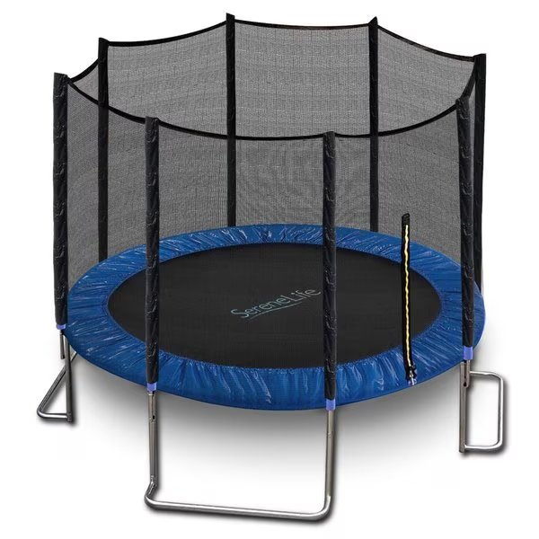 Outdoor Backyard Jumping Trampoline, SLTRA10BL, Serenelife, Mfr#: SLTRA10BL