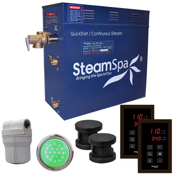 Royal 10.5 KW QuickStart Bath Generator in Oil Rubbed Bronze, Steamspa, Mfr#: RYT1050OB