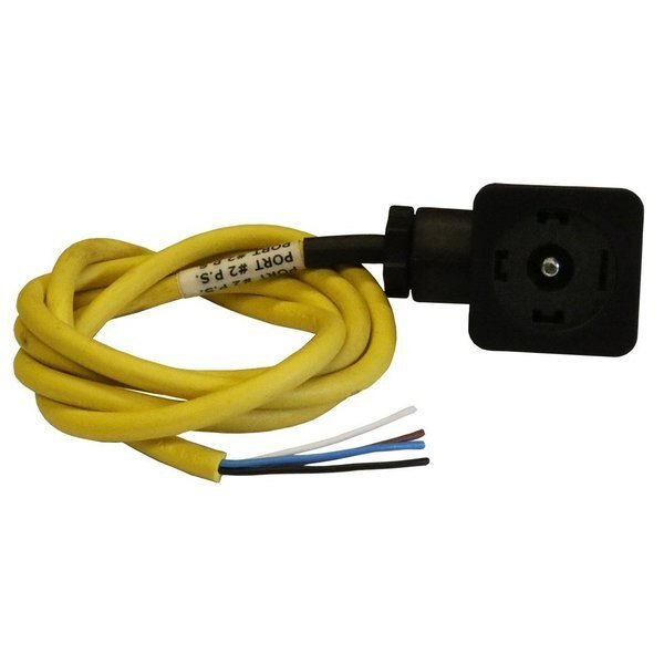 Preassembled wiring kit, 5M length, connector without light, 4 cables with cord grip - EN connections, Ross Controls, Mfr#: 2283H77