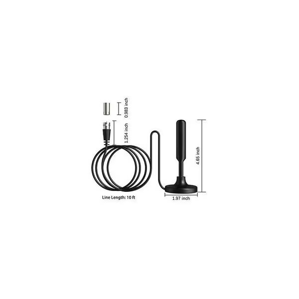 300 Miles Upgraded TV Antenna Digital HD Antenna Indoor HDTV 1080P 4K Long Range, Sanoxy, Mfr#: SNX-PP-195329190115