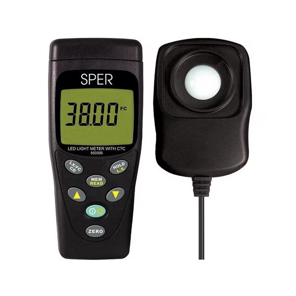 LED Light Meter with Color Temperature Compensation, Sper Scientific, Mfr#: 850006
