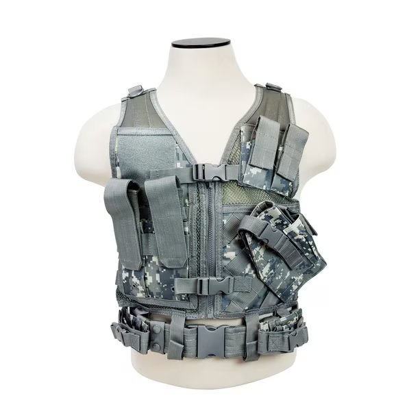 Tactical Vest Digital Camo-XS-Sm, Vism, Mfr#: CTVC2916D