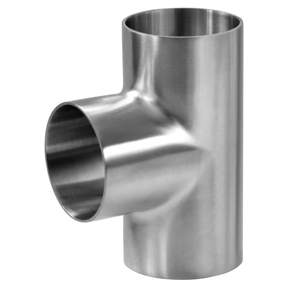 2" Butt Weld End Short Tee - 304SS Polished, Steel & Obrien, Mfr#: 7WWW-2-7-304