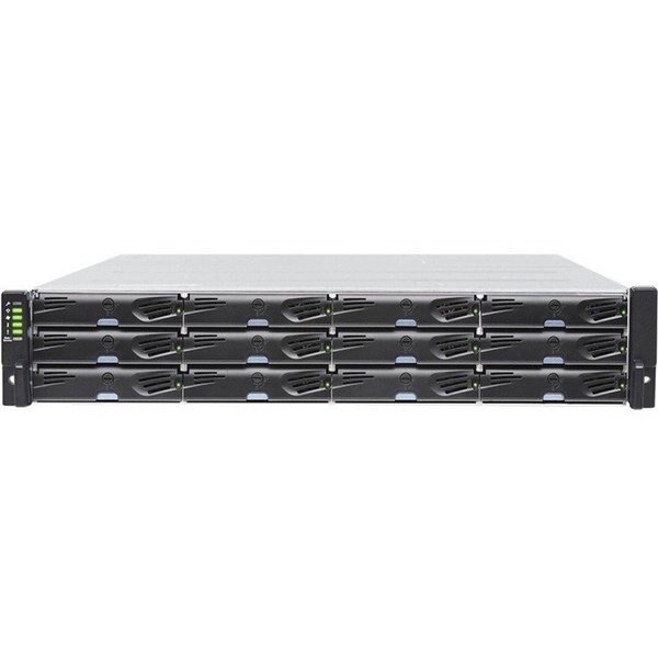 Eonstor Ds 1000 San Storage, 2U/12 Bay, Redundant Controllers, 12 X, Infortrend, Mfr#: DS1012R2C000D-8T1