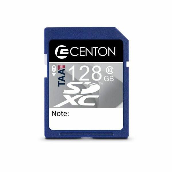 TAA COMPLIANT SDHC CARD 128GB, Centon, Mfr#: S1-SDXU1-128GTAA