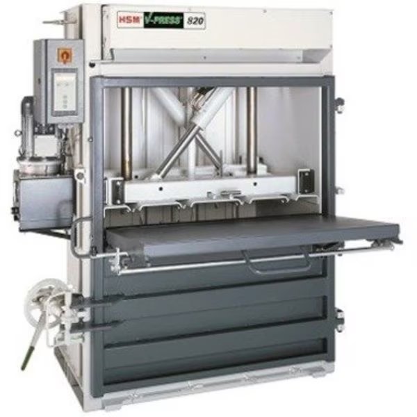 Hsm V-Press 820 Vertical Baler - Compresses Plastic Foil And Cardboard, Hsm Of America, Mfr#: HSM6143