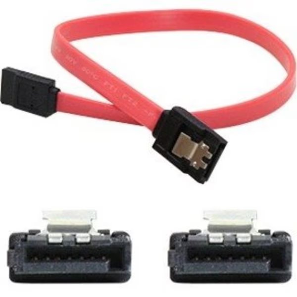 Addon 5 Pack Of 30.48Cm (1.00Ft) Sata Female To Female Red Cable, Add-On, Mfr#: SATAFF12IN-5PK