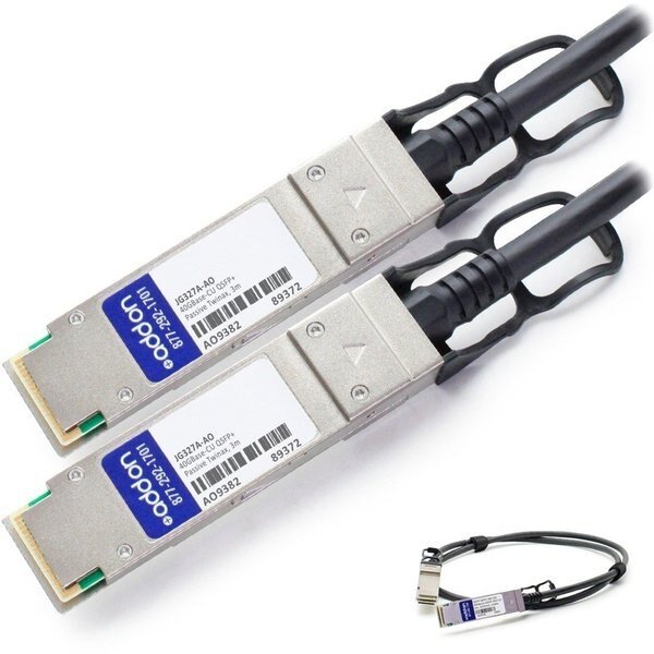 Addon Hp Jg327A Compatible Taa Compliant 40Gbase-Cu Qsfp+ To Qsfp+, Add-On, Mfr#: JG327A-AO