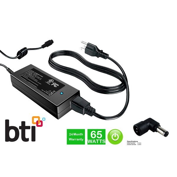 19V/65W Ac Adapter W/ C102 Tip For Various Oem Notebook Models, Battery Technology, Mfr#: AC-1965102
