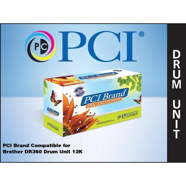 Pci Brother Dr360 Dr-360 Drum Unit 12K, Pci, Mfr#: DR360PC