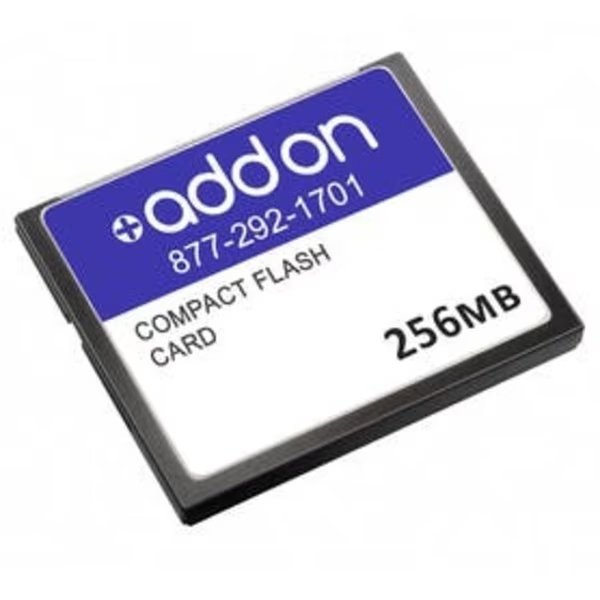 Addon Cisco Mem-Cf-256Mb Compatible 256Mb Factory Original Compact, Add-On, Mfr#: MEM-CF-256MB-AO