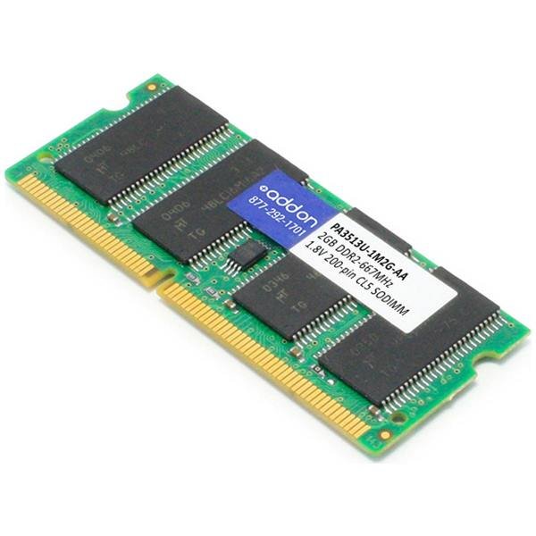 Addon Toshiba Pa3513U-1M2G Compatible 2Gb Ddr2-667Mhz Unbuffered Dual, Add-On, Mfr#: PA3513U-1M2G-AA