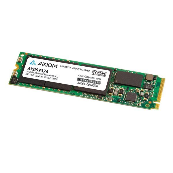 Axiom 500Gb C2110N Nvme M.2 Ssd Taa, Axiom Manufacturing, Mfr#: AXG99376
