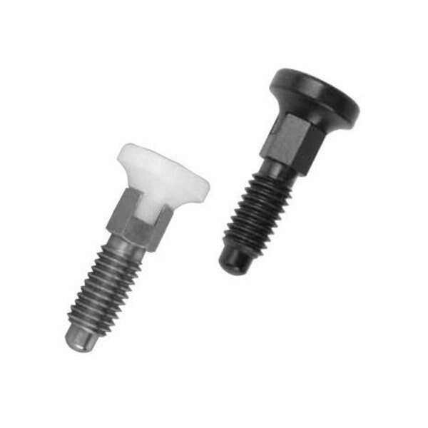 Knob Spg Plgr, Lock, Stl, M12X1.75