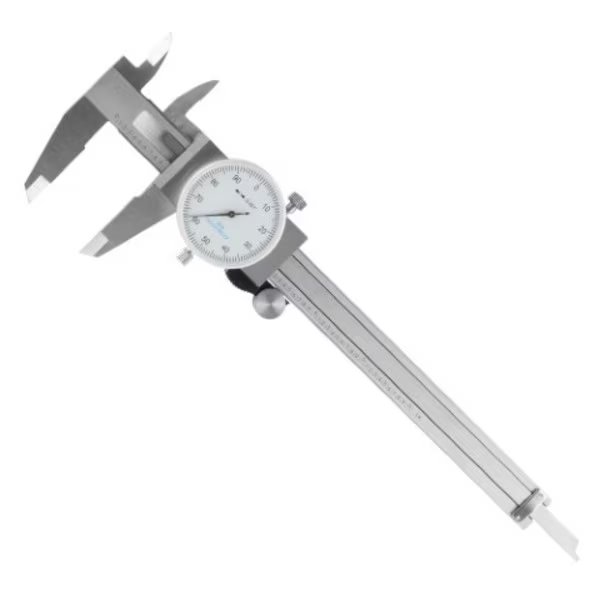 Dial Calliper Stainless Steel Shock Proof Tool With Plastic Carry Case, 0-6 Inch Measuring Range, Fleming Supply, Mfr#: 951377UOD