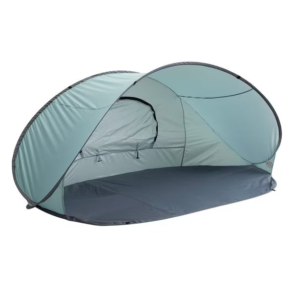 Pop Up Beach Tent - Fits 2-3 People - Sun Shelter with UV Protection, Ventilation by Blue, Wakeman, Mfr#: 75-CMP1104