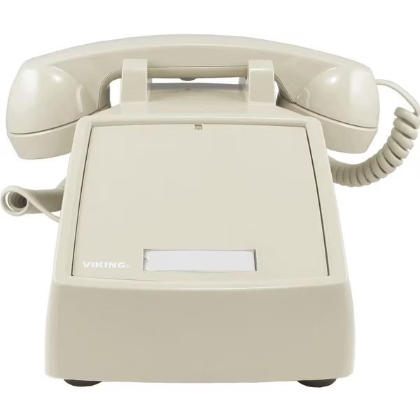 Classic VoIP Wall Phone Auto Dialer Red, Viking Electronics, Mfr#: K-1900W-IP-RED