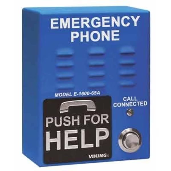 VoIP Handsfree Emergency Phone, Viking Electronics, Mfr#: E-1600-IP