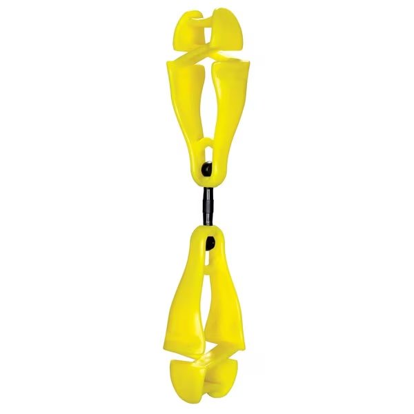 Lime Swiveling Glove Clip Holder, Dual Clips, Squids By Ergodyne, Mfr#: 3420