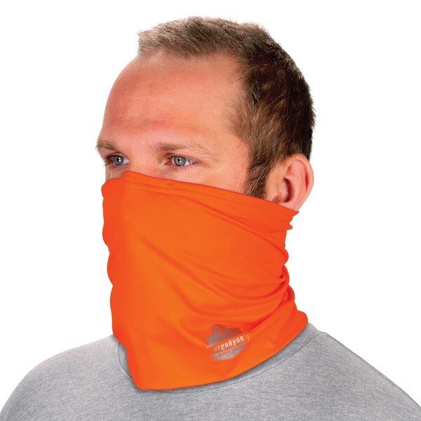Hi-Vis Orange 2-Layer Cooling Multi-Band, S/M, Chill-Its By Ergodyne, Mfr#: 6489