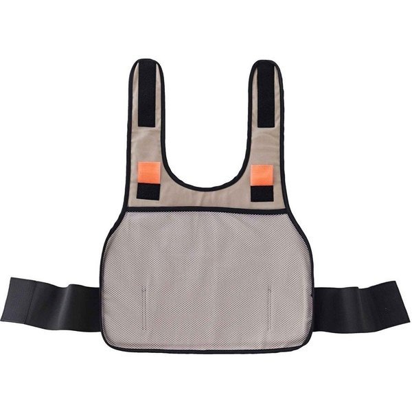 Standard Cooling Vest Only, L/XL, Khaki, Chill-Its By Ergodyne, Mfr#: 6235