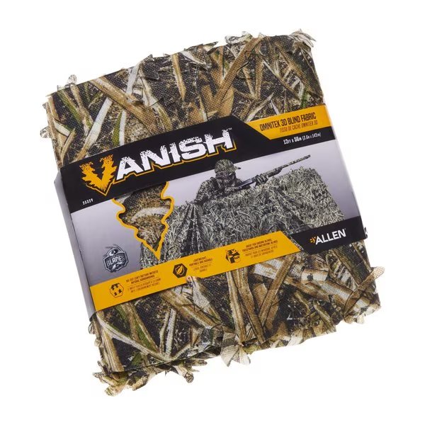3D Leafy Omnitex Blind Making Material, 12' x 56 in., Mossy Oak Shadow Grass Blades, Vanish, Mfr#: 25329