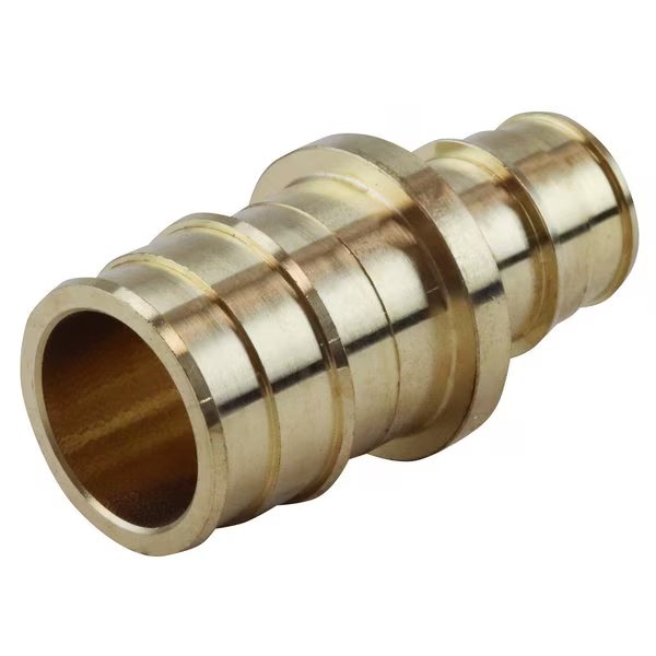 1 in. x 3/4 in. Brass PEX-A Expansion Reducing Barb Coupling, Apollo, Mfr#: EPXC341