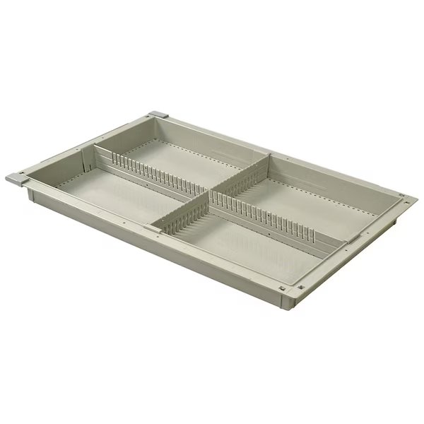 ABS Basket-Style 2″ Tray with Dividers, 81030-5 for Medical Storage Cabs, Harloff, Mfr#: 81030-5