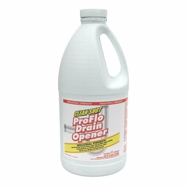Clean Shot ProFlo Drain Opener - 6/1 64oz Case, Non-Acid Drain Cleaner, 6PK, Theochem, Mfr#: 100998-99990-0G