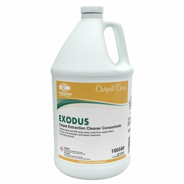 EXODUS - 4/1 GL CASE, Carpet Extraction cleaner, 4PK, Theochem, Mfr#: 100580-99990-7G