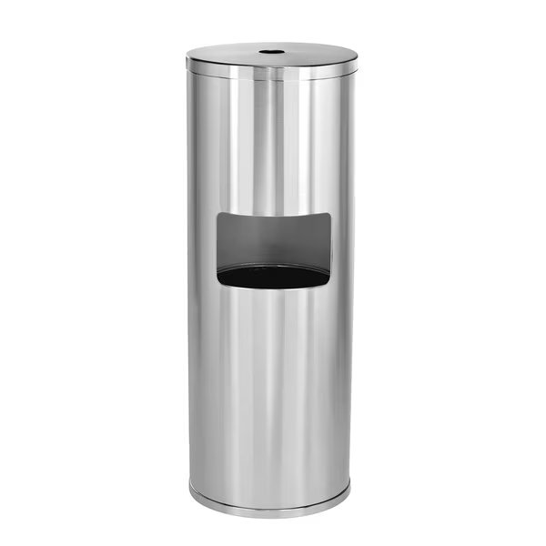 SS Gym Disinfecting Wipes Dispenser, 7 Gal. Built-in Trash Can, Alpine Industries, Mfr#: 4777