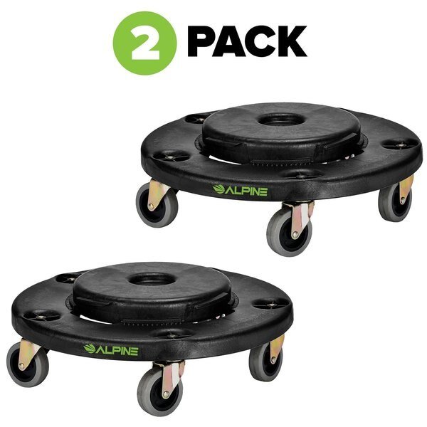 32 Gallon Trash Can Dolly, Alpine Industries, Mfr#: ALP471-32-DOLLY-2pk