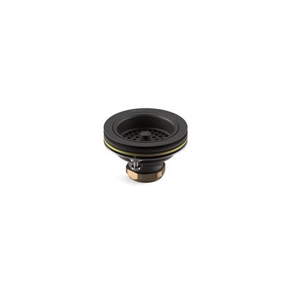 Duostrainer Sink Drain And Strainer Basket, Less Tailpiece, Kohler, Mfr#: 8799-BL