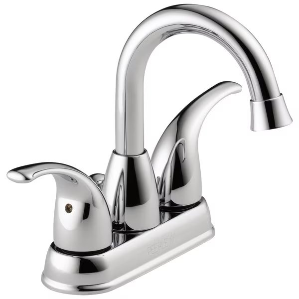 Retail Channel Product Two Handle Centerset Bathroom Faucet, Peerless, Mfr#: P99694LF-ECO