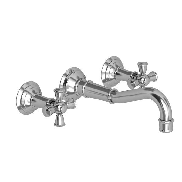 Wall Mount Lavatory Faucet in Aged Brass, Newport Brass, Mfr#: 3-2461/034
